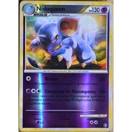 Carte Pokémon 28/102 Nidoqueen 130 Pv Série Hs Triomphe Neuf Fr