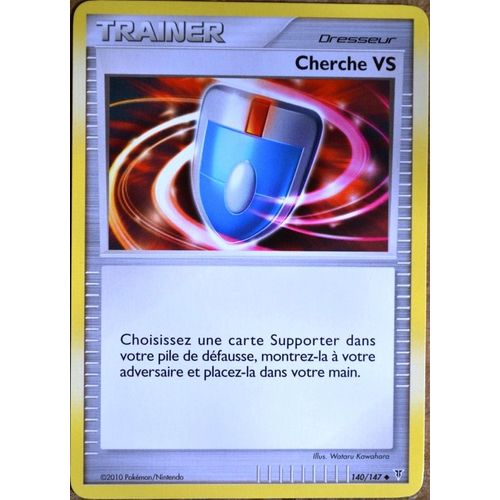 Carte Pokémon 140/147 Chérche Vs Dresseur Platine Vs Neuf Fr
