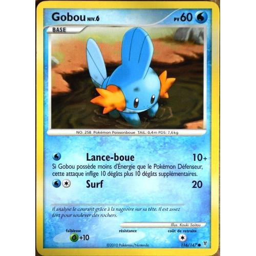 Carte Pokémon 116/147 Gobou 60 Pv Série Platine Vs Neuf Fr