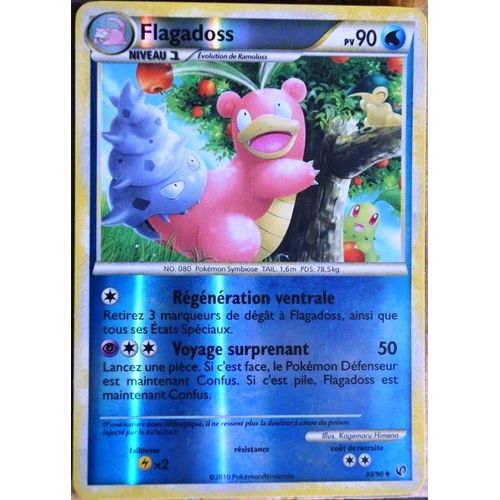 Carte Pokémon 38/90 Flagadoss 90 Pv - Reverse Hs Indomptable Neuf Fr