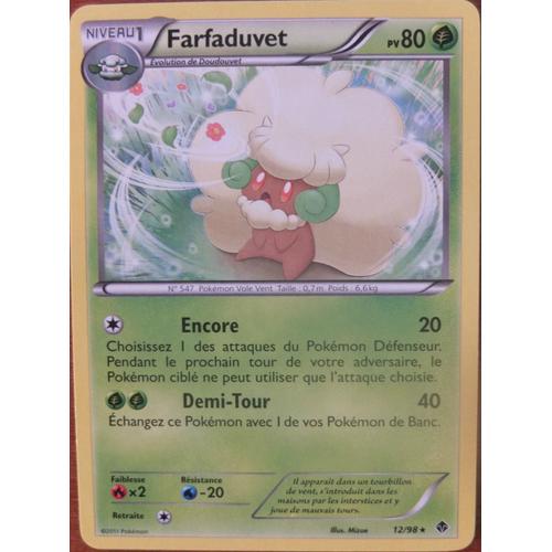 Carte Pokemon Bw - Pouvoirs Emergents - Farfaduvet - 12/98 Rare