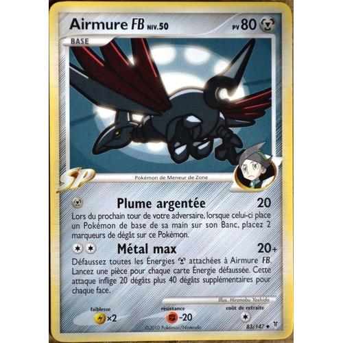 Carte Pokémon 83/147 Airmure [Fb] Lv.50 80 Pv Platine Vs Neuf Fr
