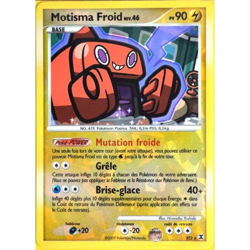 Carte Pokémon Rt2 Motisma Froid 90 Pv Platine Rivaux Émergeants Neuf Fr