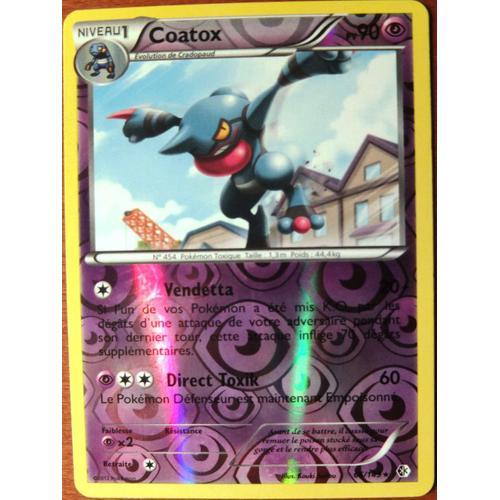 Carte Pokemon Frontières Franchies - Coatox 90 Pv - 66/149 Rare Reverse