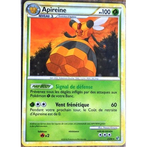 Carte Pokémon 23/90 Apireine 100 Pv Hs Indomptable Neuf Fr