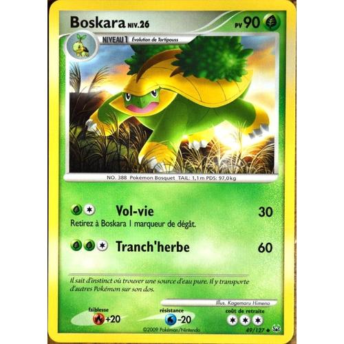 Carte Pokémon 49/127 Boskara 90 Pv Série Platine Neuf Fr