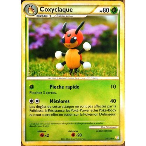 Carte Pokémon 25/123 Coxyclaque 80 Pv Heartgold Soulsilver Neuf Fr
