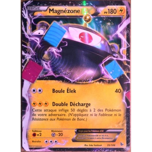 Carte Pokémon 35/106 Magnézone Ex 180 Pv Xy Étincelles Neuf Fr