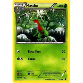 Carte Pokémon Massko 80 Pv 7/116 Glaciation Plasma Neuf Fr