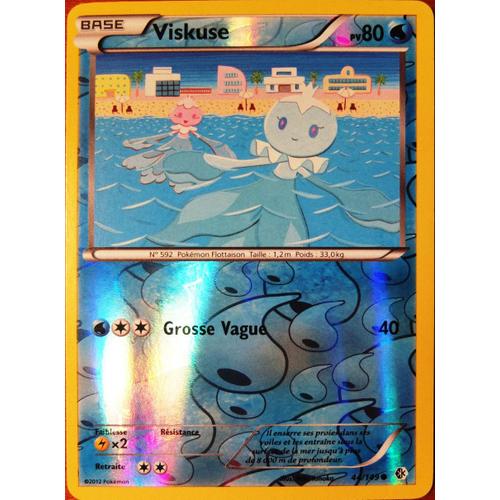 Carte Pokémon 44/149 Viskuse 80 Pv Frontières Franchies Neuf Fr