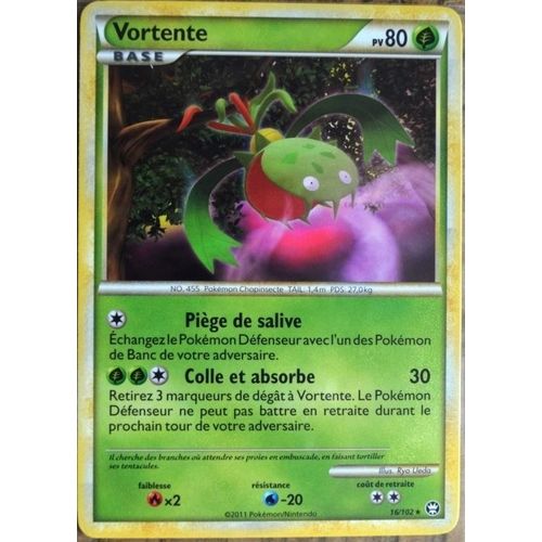 Carte Pokémon 16/102 Vortente 80 Pv Hs Triomphe Neuf Fr