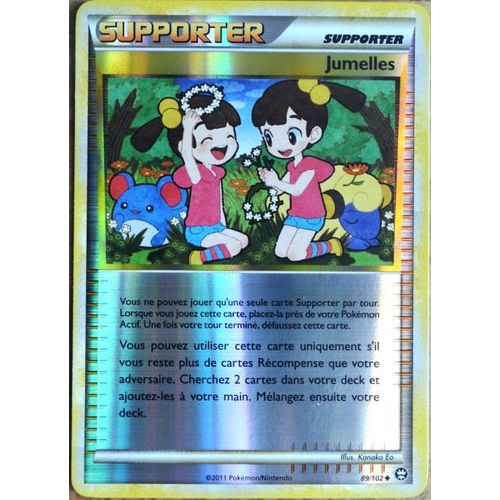 Carte Pokémon 89/102 Jumelles - Reverse Hs Triomphe Neuf Fr