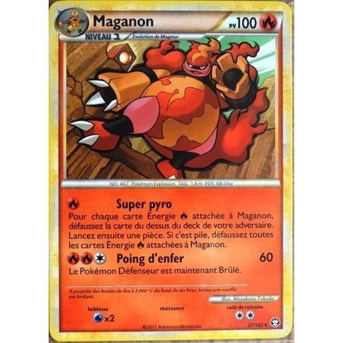 Carte Pokémon 27/102 Maganon 100 Pv Hs Triomphe Neuf Fr