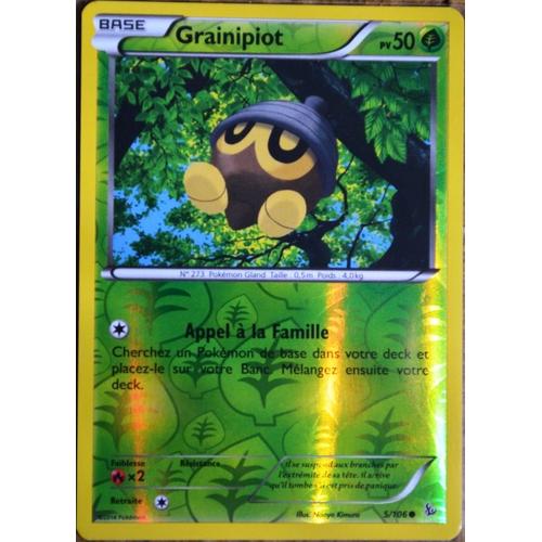 Carte Pokémon 5/106 Grainipiot 50 Pv - Reverse Xy Étincelles Neuf Fr