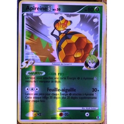 Carte Pokémon 35/111 Apireine - Reverse 80 Pv Platine Rivaux Émergeants Neuf Fr