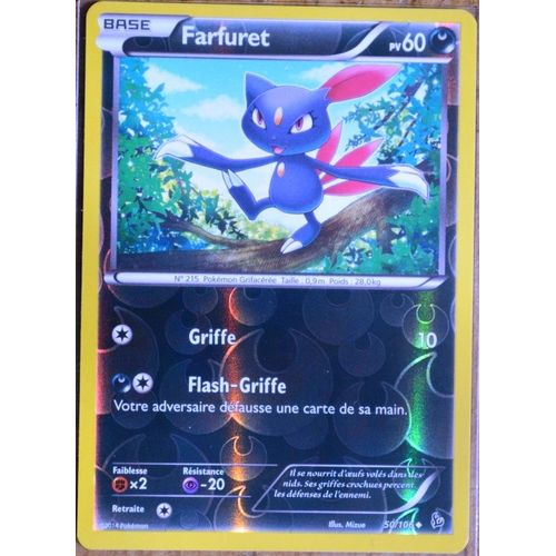 Carte Pokémon 50/106 Farfuret 60 Pv - Reverse Xy Étincelles Neuf Fr