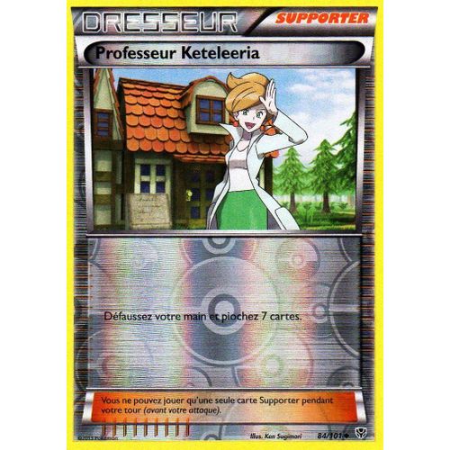Carte Pokémon 084/101 Professeur Keteleeria Reverse Série Bw Explosion Plasma Neuf Fr