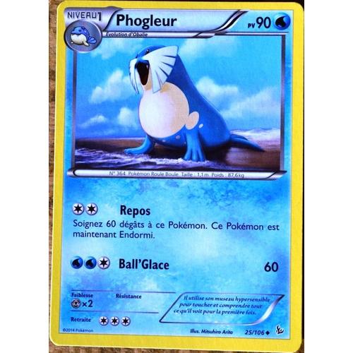 Carte Pokémon 25/106 Phogleur 90 Pv Xy Étincelles Neuf Fr