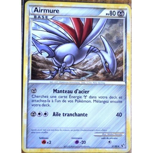 Carte Pokémon 21/90 Airmure 80 Pv Hs Indomptable Neuf Fr