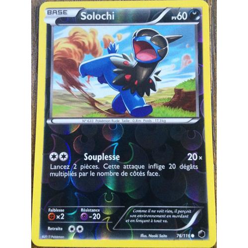 Carte Pokémon Solochi Reverse 60 Pv 76/116 Glaciation Plasma Neuf Fr