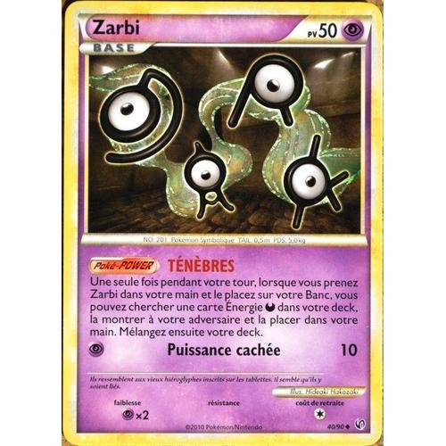Carte Pokémon 40/90 Zarbi 50 Pv Hs Indomptable Neuf Fr