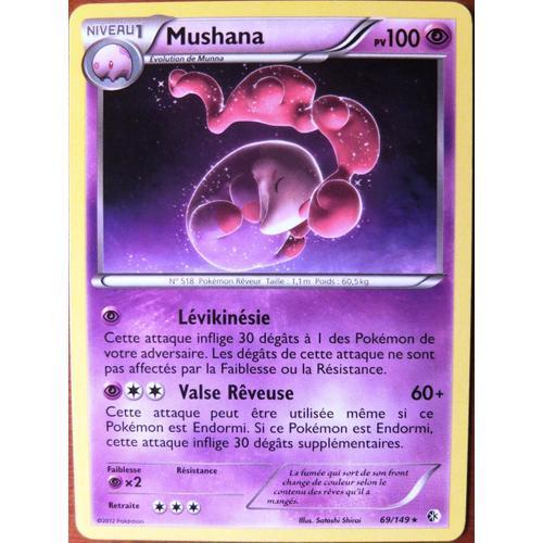Carte Pokémon 69/149 Mushana 100 Pv Frontières Franchies Neuf Fr