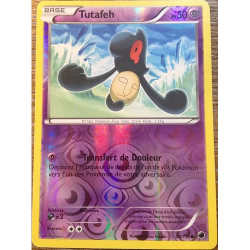 Carte Pokémon Tutafeh Reverse 50 Pv 54/116 Glaciation Plasma Neuf Fr
