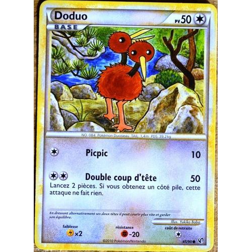 Carte Pokémon 45/90 Doduo 50 Pv Hs Indomptable Neuf Fr