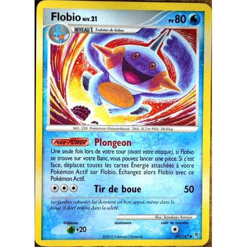 Carte Pokémon 67/147 Flobio 80 Pv Série Platine Vs Neuf Fr