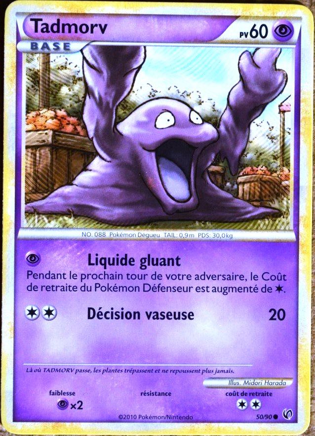 Carte Pokémon 50/90 Tadmorv 60 Pv Hs Indomptable Neuf Fr