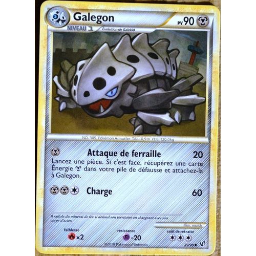 Carte Pokémon 29/90 Galegon 90 Pv Hs Indomptable Neuf Fr