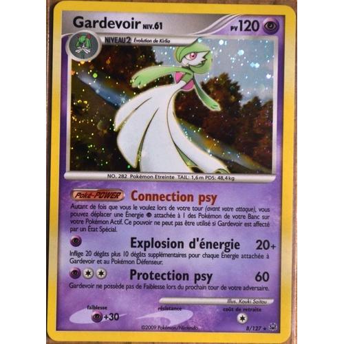 Carte Pokémon 8/127 Gardevoir 120 Pv Série Platine  Neuf Fr