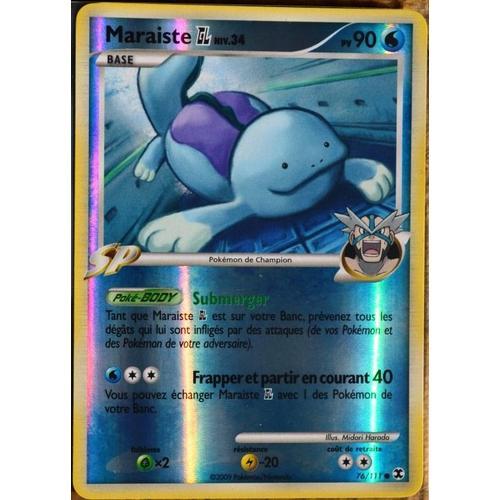 Carte Pokémon 76/111 Maraiste - Reverse 90 Pv Platine Rivaux Émergeants Neuf Fr