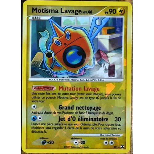 Carte Pokémon Rt5 Motisma Lavage 90 Pv Platine Rivaux Émergeants Neuf Fr