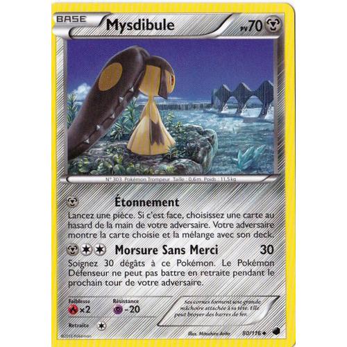 Carte Pokémon Mysdibule 70 Pv 80/116 Glaciation Plasma Neuf Fr