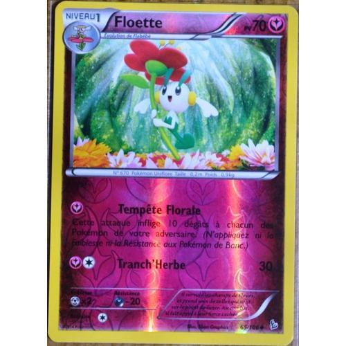Carte Pokémon 65/106 Floette 70 Pv - Reverse Xy Étincelles Neuf Fr