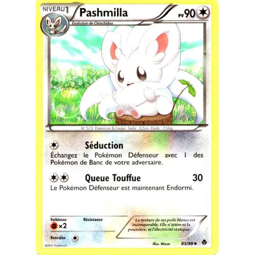 Carte Pokémon 85/98 Pashmilla 90 Pv Pouvoirs Emergents Neuf Fr