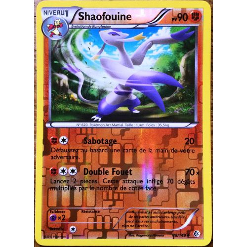 Carte Pokemon Frontières Franchies - Shaofouine 90 Pv - 88/149 Reverse