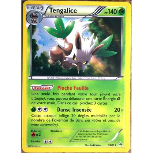 Carte Pokémon 7/106 Tengalice 140 Pv - Holo Rare Xy Étincelles Neuf Fr