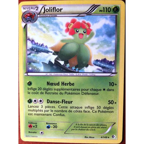 Carte Pokémon 4/149 Joliflor 110 Pv Frontières Franchies Neuf Fr