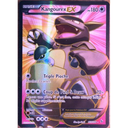 Carte Pokémon 103/106 Kangourex Ex 180 Pv - Full Art Xy Étincelles Neuf Fr