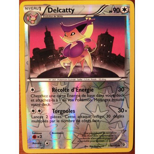 Carte Pokemon Frontières Franchies - Delcatty 90 Pv - 114/149 Reverse
