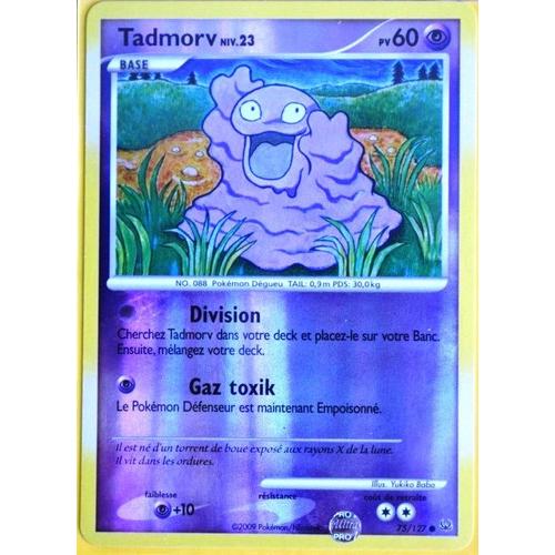 Carte Pokémon 75/127 Tadmorv 60 Pv - Reverse Platine Neuf Fr
