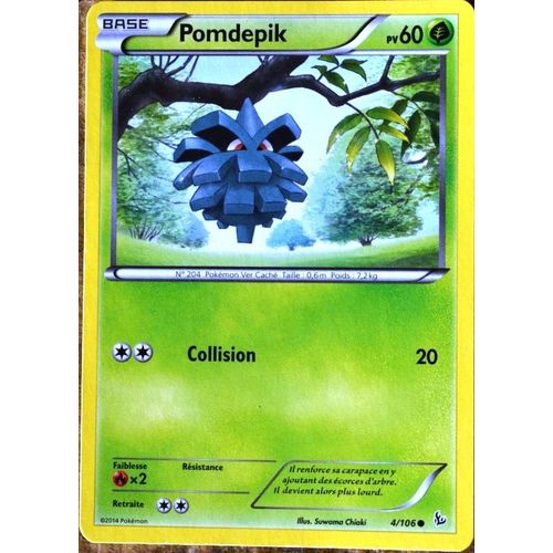 Carte Pokémon 4/106 Pomdepik 60 Pv Série Xy Étincelles Neuf Fr