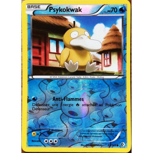 Carte Pokemon Frontières Franchies - Psykokwak 70 Pv - 33/149 Reverse