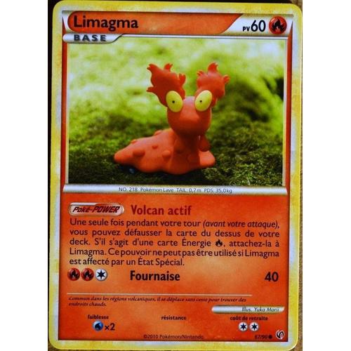 Carte Pokémon 67/90 Limagma 60 Pv Hs Indomptable Neuf Fr