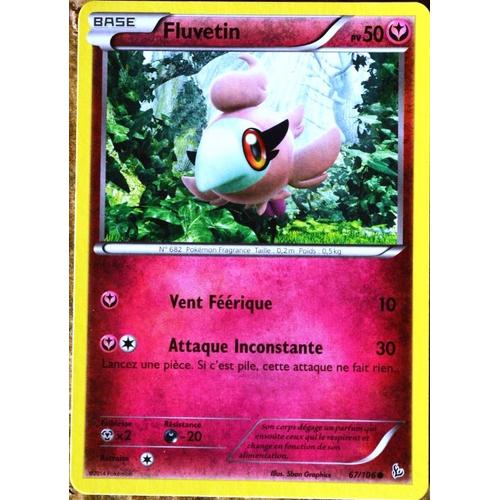 Carte Pokémon 67/106 Fluvetin 50 Pv Xy Étincelles Neuf Fr