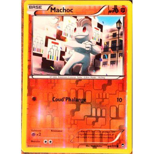 Carte Pokémon 44/111 Machoc 70 Pv - Reverse Xy03 Poings Furieux Neuf Fr