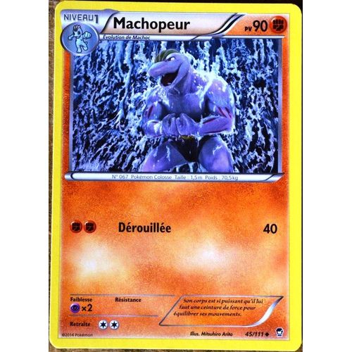 Carte Pokémon 45/111 Machopeur 90 Pv Xy03 Xy Poings Furieux Neuf Fr