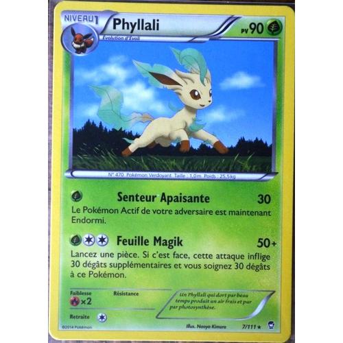 Carte Pokémon 7/111 Phyllali 90 Pv Rare Xy03 Poings Furieux Neuf Fr